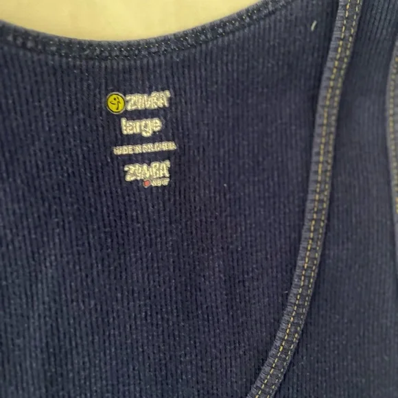 Zumba Fitness Dark Blue Tank Top - Picture 2 of 5